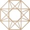Ekena Millwork Guardian Wood Fretwork Pierced Ceiling Medallion, Alder, 22"OD x 8 1/2"ID x 1/4"T CMWP22X22X0250GDAL - alternate 4